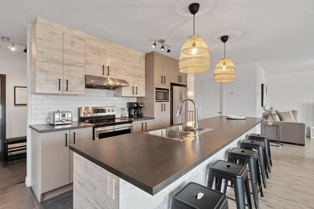 Appartement INITIAL - BOHO - Mont-Sainte-Anne à Beaupré Extérieur photo